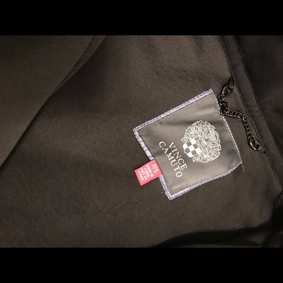 Vince Camuto Black Wool Coat - Picture 6 of 8